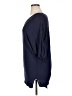 One A 100% Rayon Blue Poncho Size 1X - photo 5