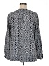 Gap 100% Polyester Black Long Sleeve Blouse Size XL - photo 2