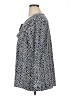 Gap 100% Polyester Black Long Sleeve Blouse Size XL - photo 5