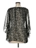 Lilly Lou 100% Polyester Silver Gray 3/4 Sleeve Blouse Size XL - photo 2