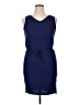 Shein 100% Polyester Solid Blue Casual Dress Size XL - photo 1