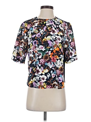 Charles Henry Short Sleeve Blouse (view 1)