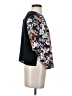 Charles Henry Floral Black Short Sleeve Blouse Size 4 - photo 4