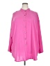 Unbranded 100% Polyester Pink 3/4 Sleeve Blouse Size 5X - photo 1