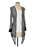 Unbranded Chevron-herringbone Gray Black Cardigan Size S (estimated) - photo 1