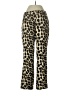 Zara Basic Animal Print Gold Casual Pants Size XS - photo 1