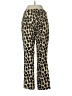Zara Basic Animal Print Gold Casual Pants Size XS - photo 2