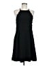 Miami Solid Black Cocktail Dress Size M - photo 1