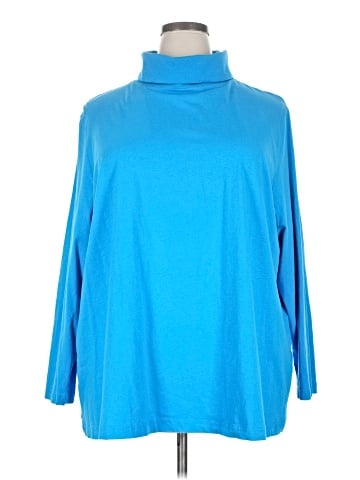 Ulla Popken Long Sleeve Turtleneck (view 1)