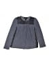 Amy Byer Gray Long Sleeve Blouse Size 10 - 12 - photo 1