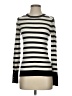 Zara Stripes Ivory Turtleneck Sweater Size S - photo 1