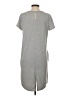 St. John's Bay Solid Gray Casual Dress Size S - photo 2