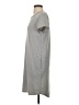 St. John's Bay Solid Gray Casual Dress Size S - photo 5
