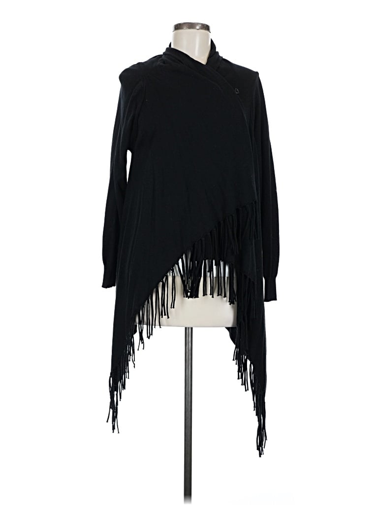 Pre-owned Love Tree Poncho In Black