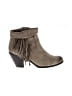 Sam Edelman 100% Leather Gray Ankle Boots Size 7 1/2 - photo 1