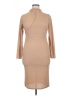 Boohoo Solid Tan Casual Dress Size 14 - photo 1