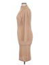 Boohoo Solid Tan Casual Dress Size 14 - photo 5