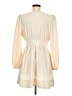 Unbranded 100% Polyester Ivory Casual Dress Size M - photo 2