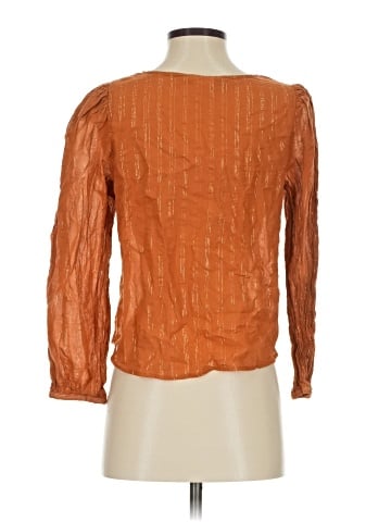 a.n.a. A New Approach Long Sleeve Blouse (view 2)