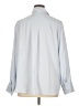 H&M 100% Polyester Solid Blue 3/4 Sleeve Blouse Size XL - photo 2