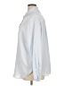 H&M 100% Polyester Solid Blue 3/4 Sleeve Blouse Size XL - photo 5