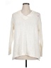 Time and Tru Hearts Ivory Pullover Sweater Size XL - photo 1