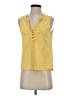 Dylan 100% Cotton Yellow Tank Top Size XS - photo 1