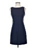 Theory Solid Blue Casual Dress Size 2 - photo 1