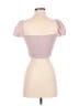 Audrey 3+1 Pink Short Sleeve Top Size S - photo 2