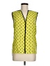 Worthington 100% Polyester Yellow Sleeveless Blouse Size M - photo 1