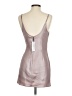 BCBGeneration Metallic Silver Pink Cocktail Dress Size 4 - photo 2