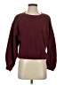 Ann Taylor LOFT 100% Polyester Solid Burgundy Pullover Sweater Size S - photo 1