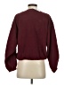 Ann Taylor LOFT 100% Polyester Solid Burgundy Pullover Sweater Size S - photo 2