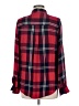 Harper 100% Rayon Plaid Red Long Sleeve Button-Down Shirt Size M - photo 2