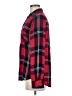 Harper 100% Rayon Plaid Red Long Sleeve Button-Down Shirt Size M - photo 5