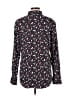 Zara Floral Black Long Sleeve Button-Down Shirt Size L - photo 2