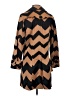 John Paul Richard Chevron-herringbone Brown Coat Size S (petite) - photo 2