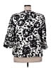 DANILLO Floral Black Ivory Blazer Size 20W - photo 2