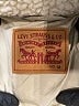 Levi's 100% Polyester Ivory Faux Fur Jacket Size M - photo 6