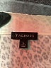 Talbots Animal Print Multi Color Silver Short Sleeve Top Size L - photo 7