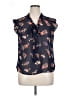 Midnight Sky 100% Polyester Blue Sleeveless Blouse Size XL - photo 1