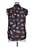 Midnight Sky 100% Polyester Blue Sleeveless Blouse Size XL - photo 2