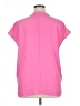 ELOQUII Pink Short Sleeve Blouse Size 14 - photo 2