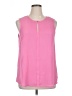 Vince Camuto 100% Polyester Pink Sleeveless Blouse Size XL - photo 1
