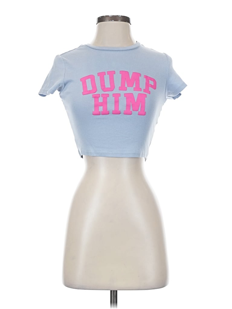 Pre-owned Garage Short Sleeve T-shirt In Blue