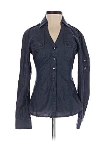 Express Long Sleeve Button-Down Shirt (view 1)
