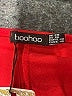 Boohoo Solid Red Cocktail Dress Size 16 - photo 7