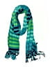 Old Navy Stripes Teal Blue Scarf One size - photo 1