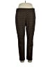 Chico's Print Black Casual Pants Size Lg (2.5) - photo 1