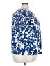 Emery Rose Floral Blue Short Sleeve Blouse Size 4X - photo 4
